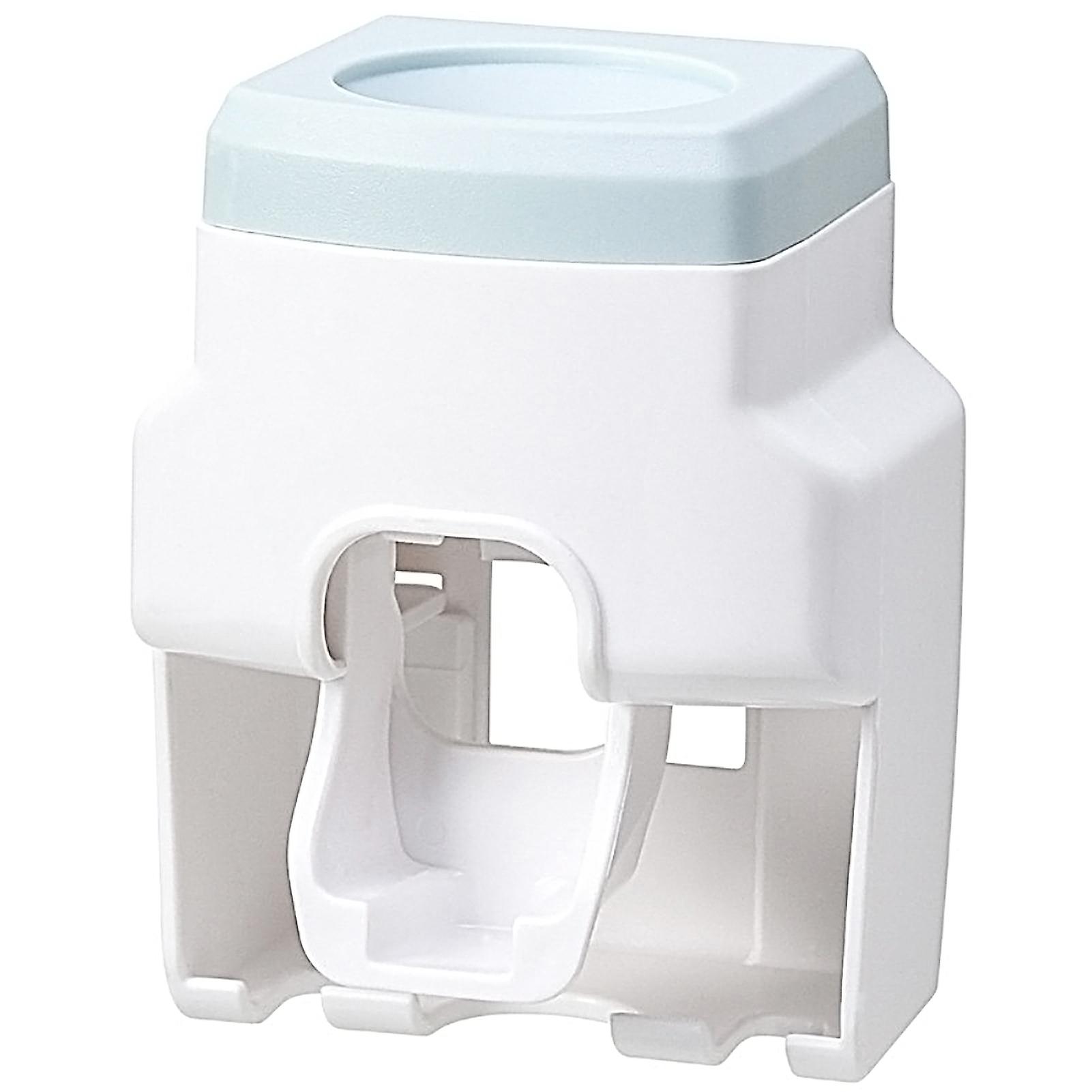 Automatic Toothpaste Dispenser With 2 Toothbrush Holder Slots Set
