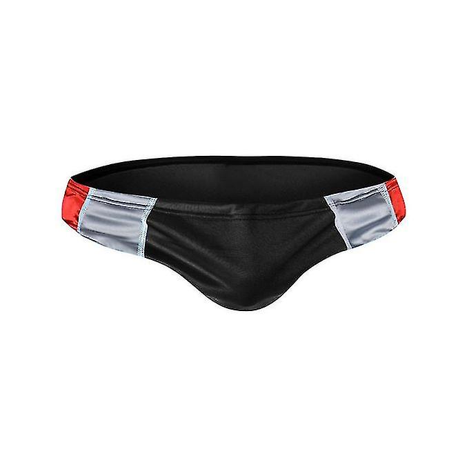 Men Swimwear Drawstring Elastic Slim Fit Sw