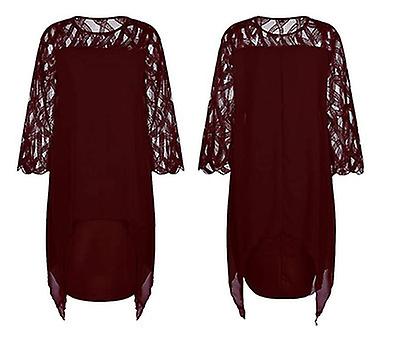 Ladies Elegant Plus Size Chiffon Dress