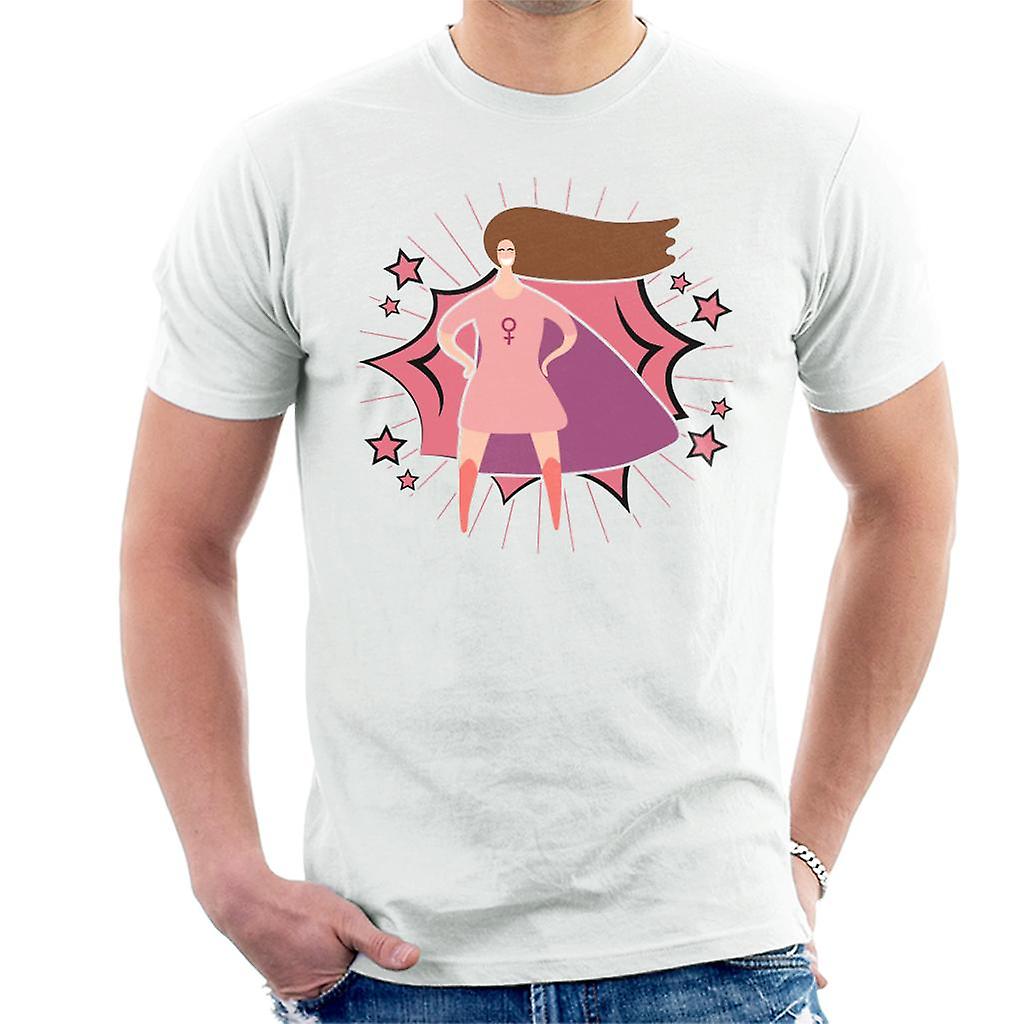 T-shirt menina poder Super herói masculino