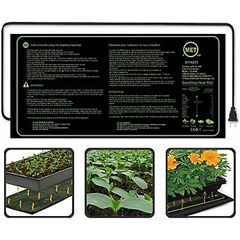 Estação de germinação impermeável durável, esteira de aquecimento, esteira de aquecimento hidropônica quente para esteira de planta de répteis, 20x10in