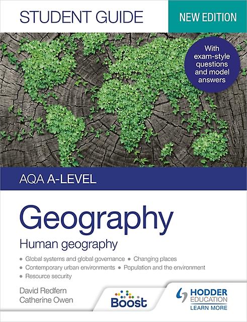 Aqa Alevel Geography Student Guide Human Geography by David Redfern Paperback Book