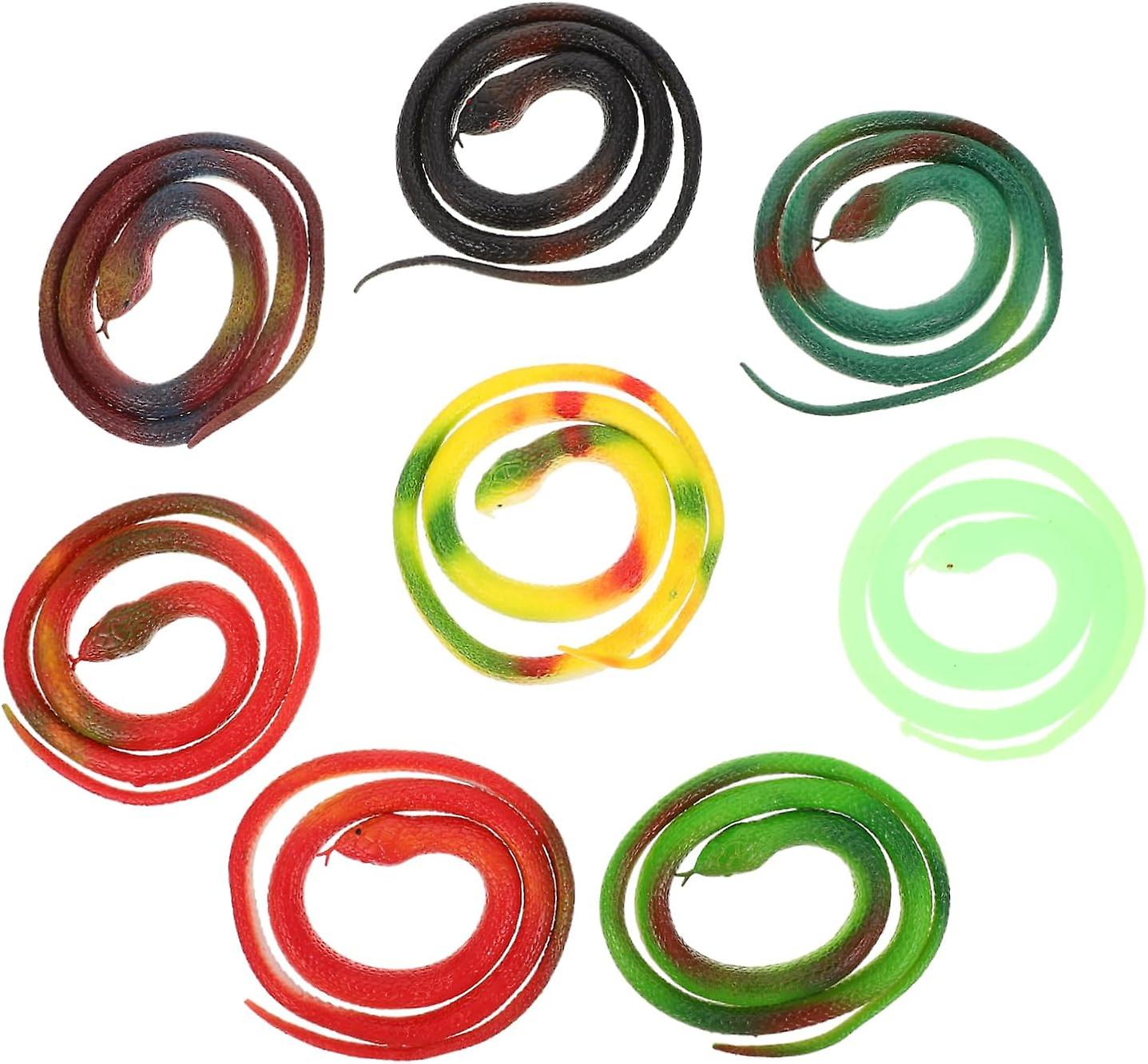 32 Pcs To Snack Animal Prank Realistic Simulation Adorns Python Playthings Scary Spider Figurine Keep Lifelike Creative Tabletop Garden Party Cm Fake 