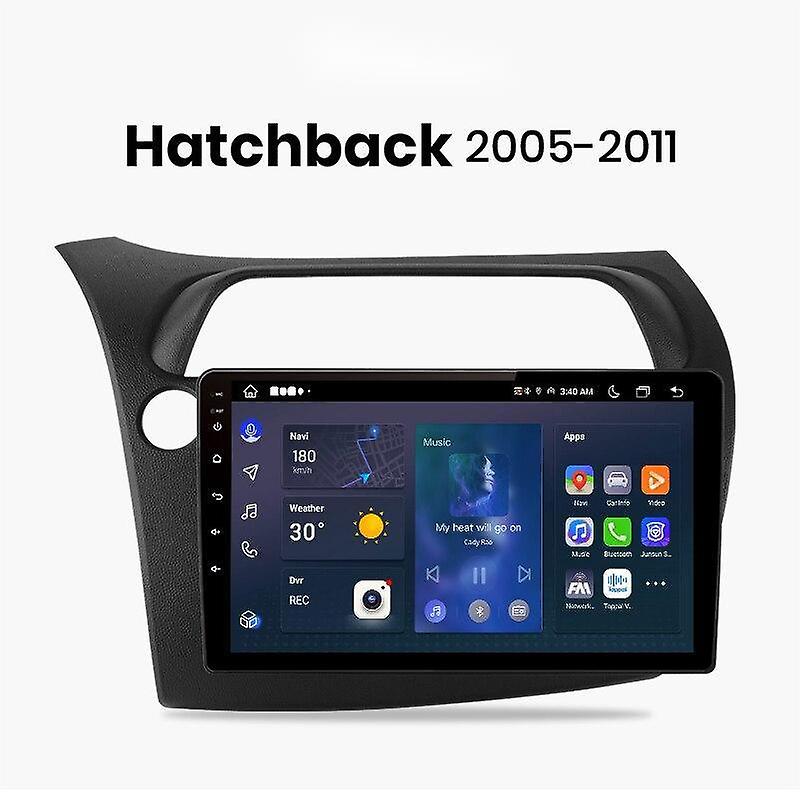 Carplayホンダシビックハッチバック2005-2011マルチメディアGPSオートラジオのためのアンドロイド自動車カーラジオ