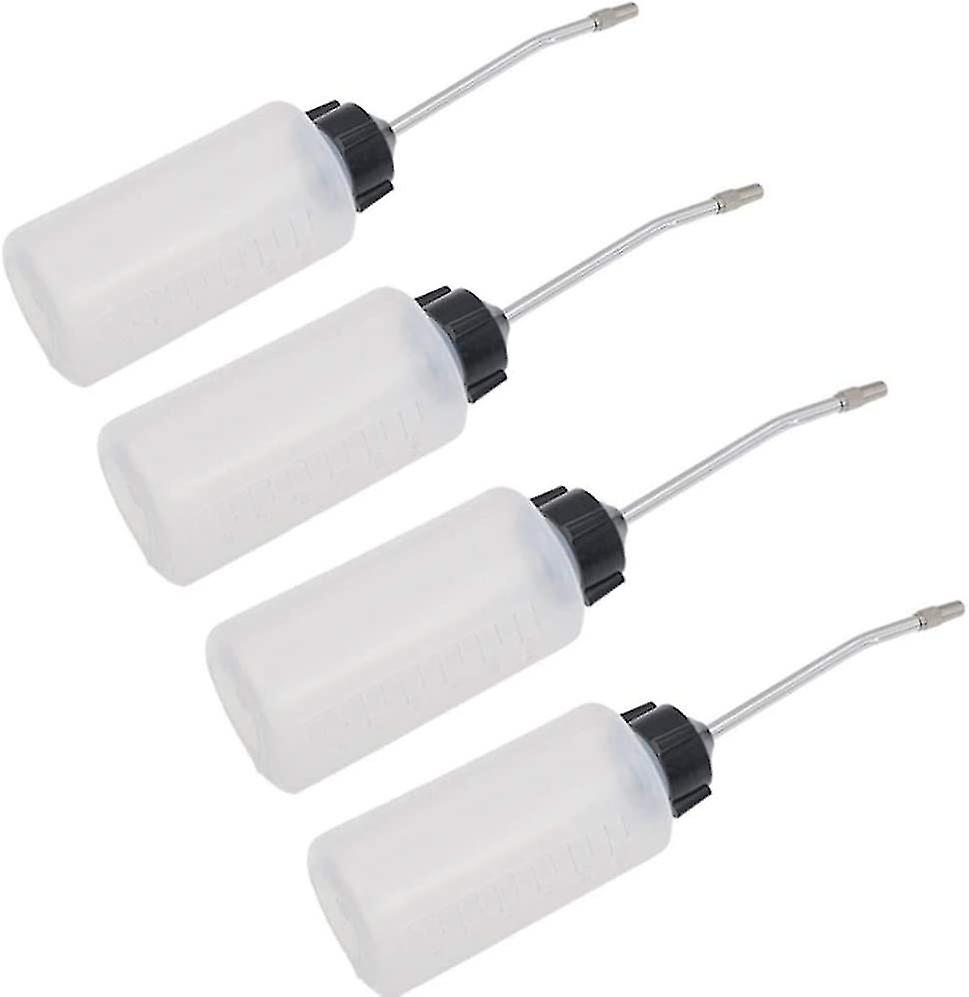 4 Pack Sewing Machine Oiler 120ml Oil Dispenser With Long Angled Spout