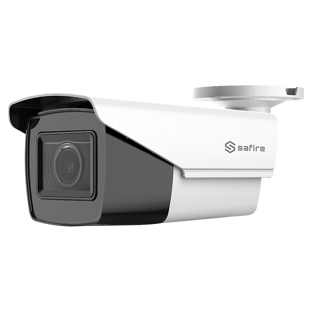 HDTVI Bullet Camera Safire ECO Range - 5 MP High Performance CMOS - 2.7~13.5mm motorised lens - Smart IR Matrix LEDs Range 40 m - Power over Coaxial (
