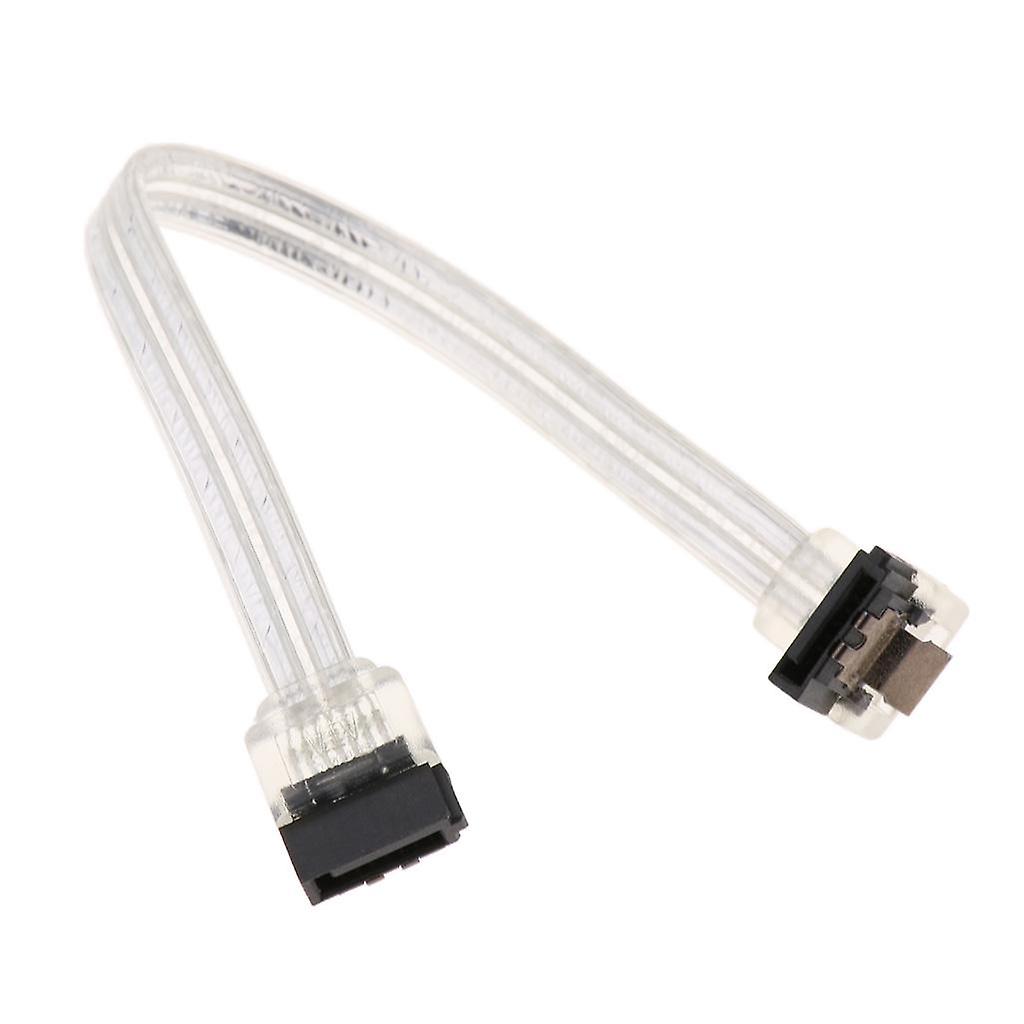 SATAIII Data Drive Cable with Locking Latch 150mm Straight to Right Angle