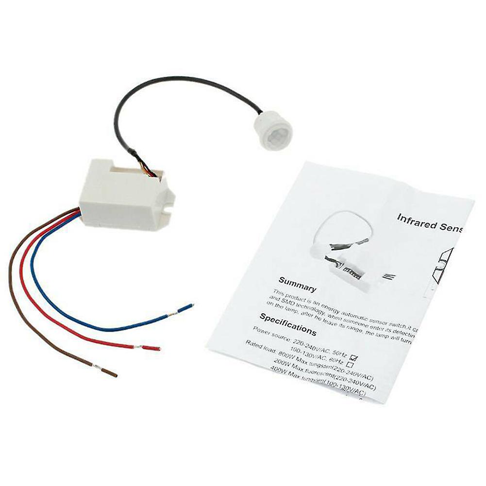 360° Degree Recessed PIR Sensor Detector Ceiling Occupancy Motion Light Switch