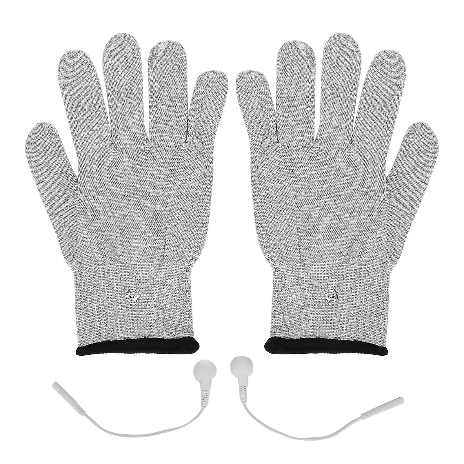 Electrotherapy Massager Conductive Gloves Electrode Gloves for TENS Machine Device