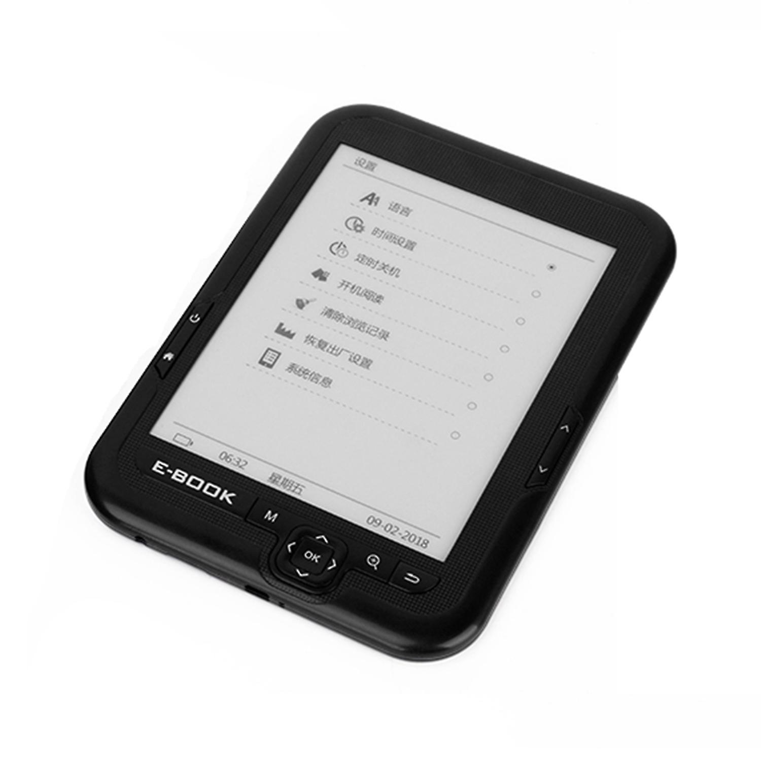 High-clear Ink Screen Ereader Devices Ebook Reader Double RAM Rich Functions Music Playback Free