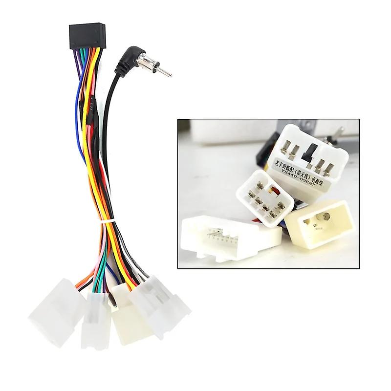 JIULUNET Per Toyota Verso 2009 - 2018 Autoradio Pannello Cruscotto Telaio Cavo di Alimentazione