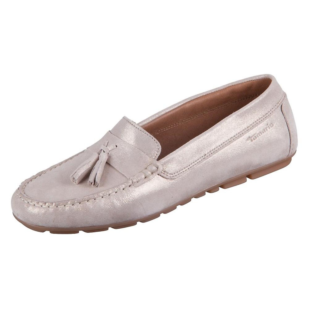 Shoes Tamaris champagne leder 12460042179
