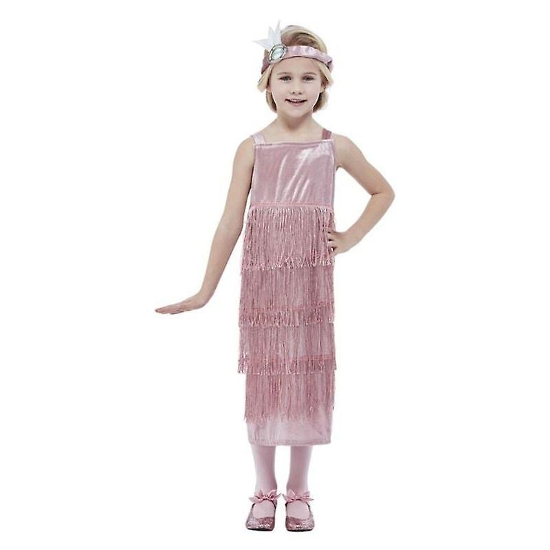 20S Pink Flapper Costume 55081l