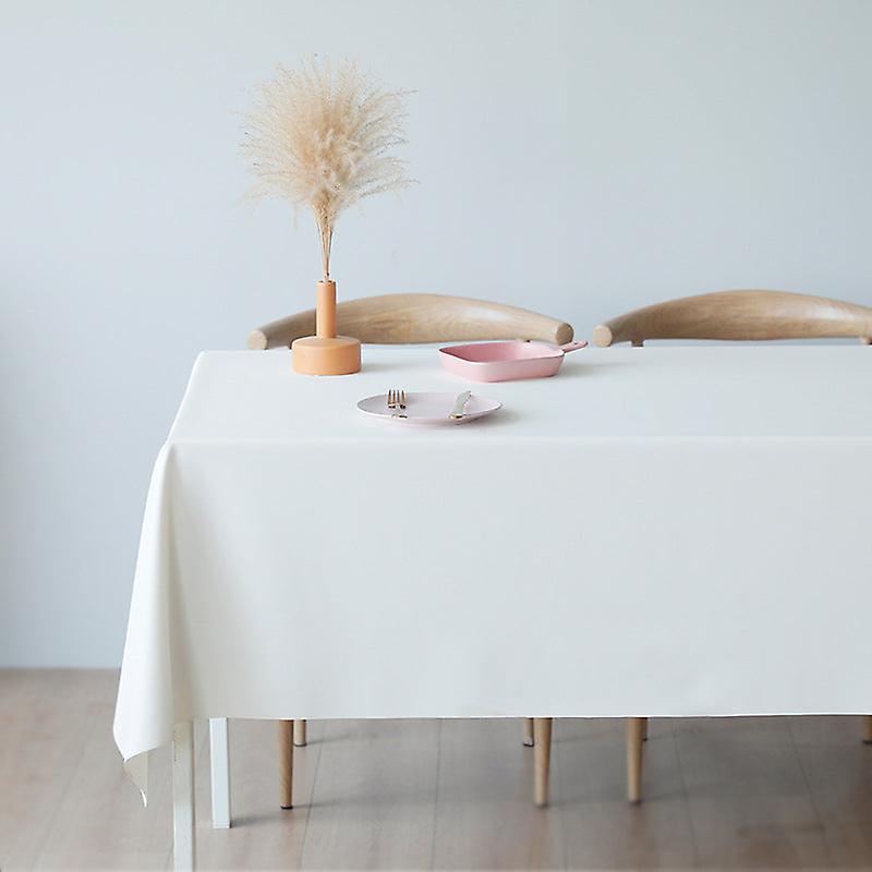 Rectangular Tablecloth Imitation Leather Pu Material Table Cloth Waterproof And Oilproof And Heatproof Solid Color Tablecloth