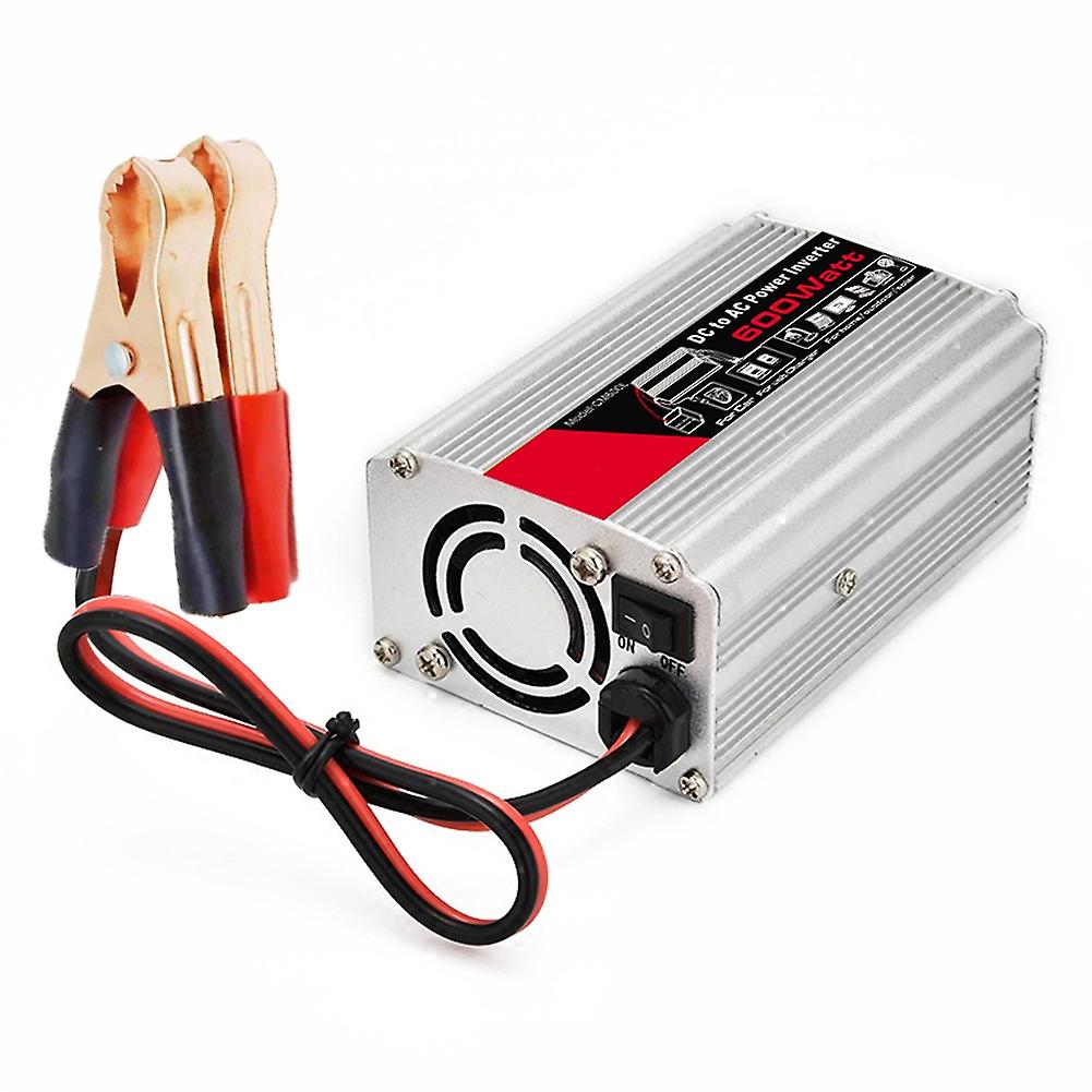 Universal Car Inverter Car Inverter 600W Power Car Inverter DC 12V Inverter With 2 Universal Sockets