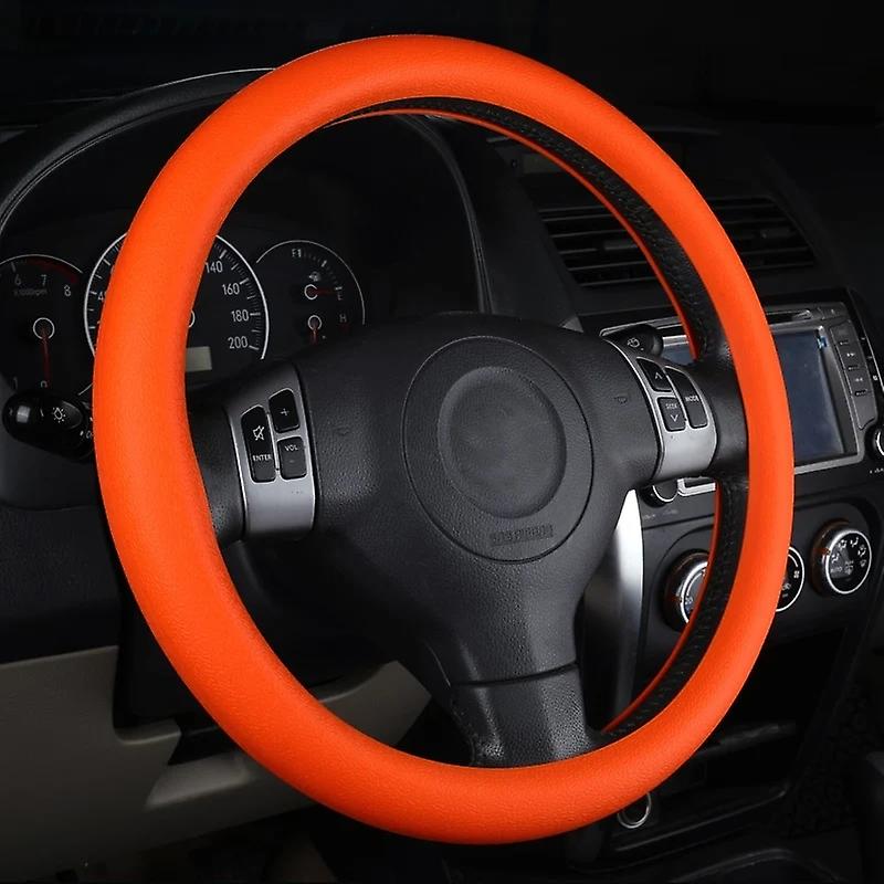 Silicone Steering Wheel Cover Non-slip Temperature Resistant Steering Wheel Protective Cover