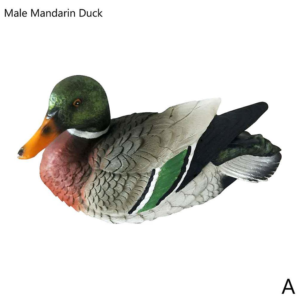 Floating Animal Ornaments Mandarin Duck Garden Pond Simulation Decoration