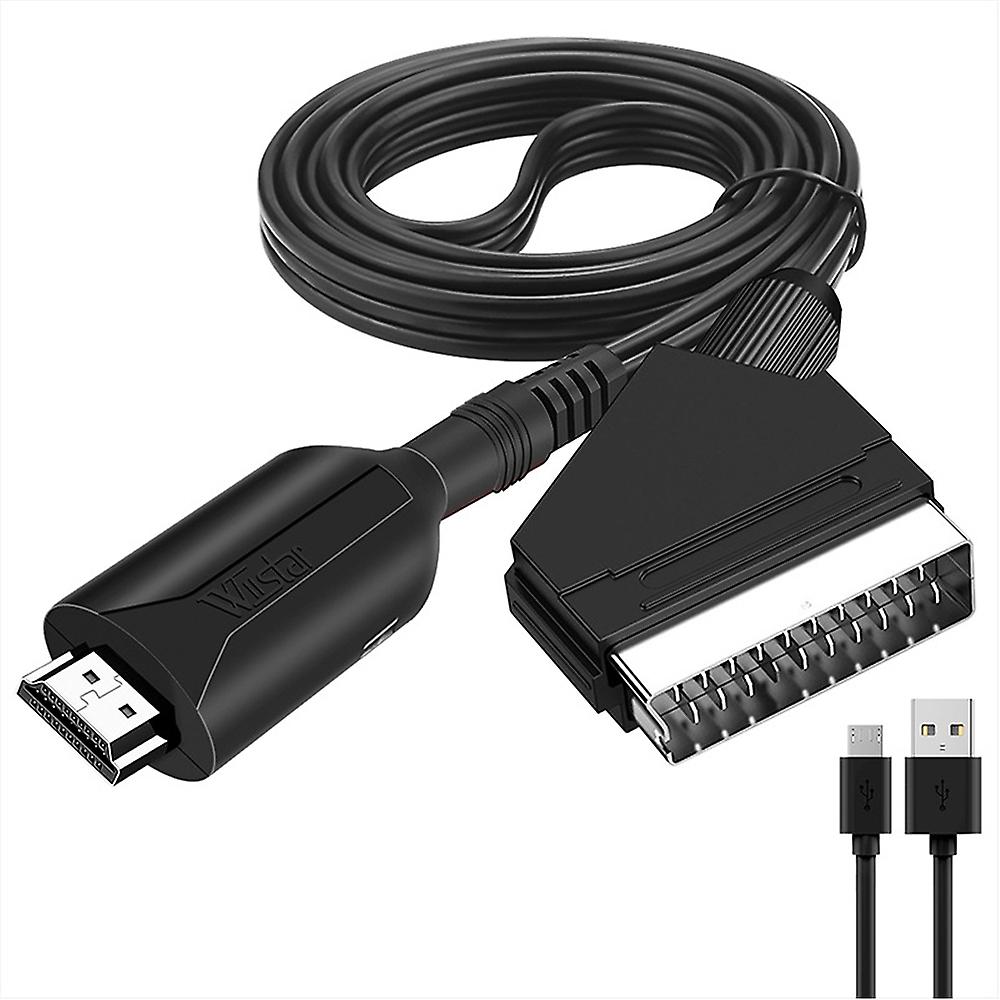 New style HDMI to SCART cable 1 meter long direct connection convenient conversi