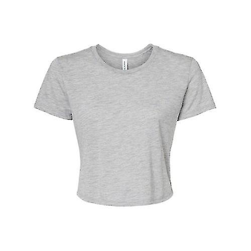 BELLA + CANVAS Womens Flowy Crop Tee