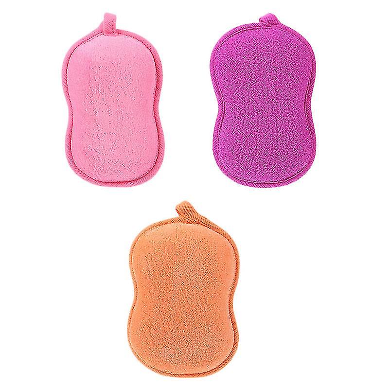 3pcs Sponge Bath Brush