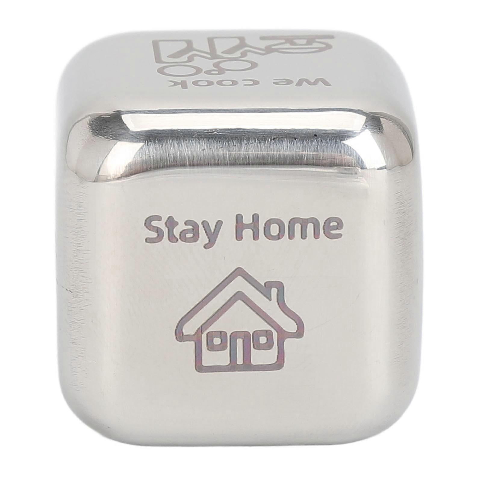 Par Mat Decision Dice Ulike matmønstre Rustfritt stål Middag Planner Terning for Date Night D4