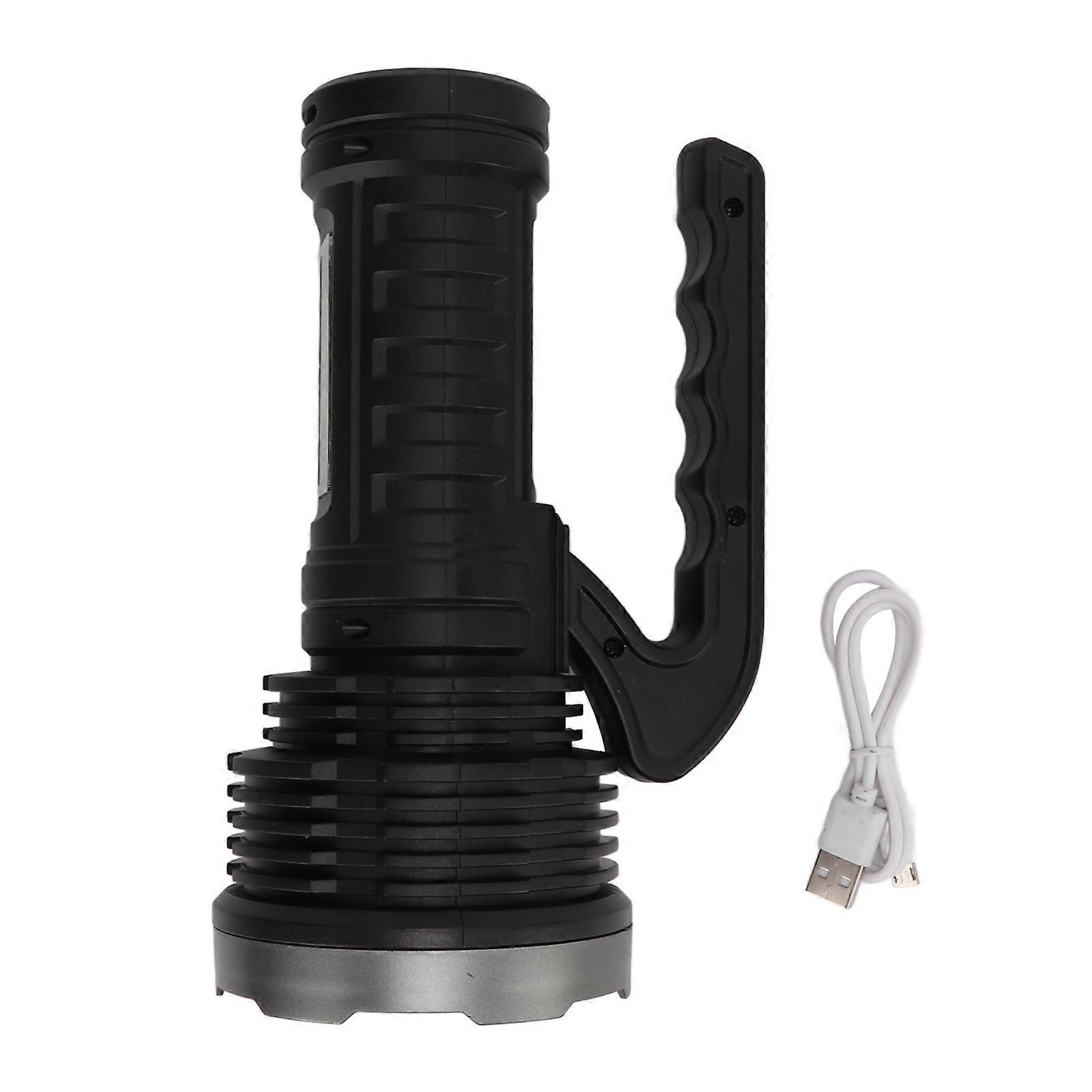 Compact Dual-LED Outdoor Flashlight: Waterproof, USB-Rechargeable & Long-Range