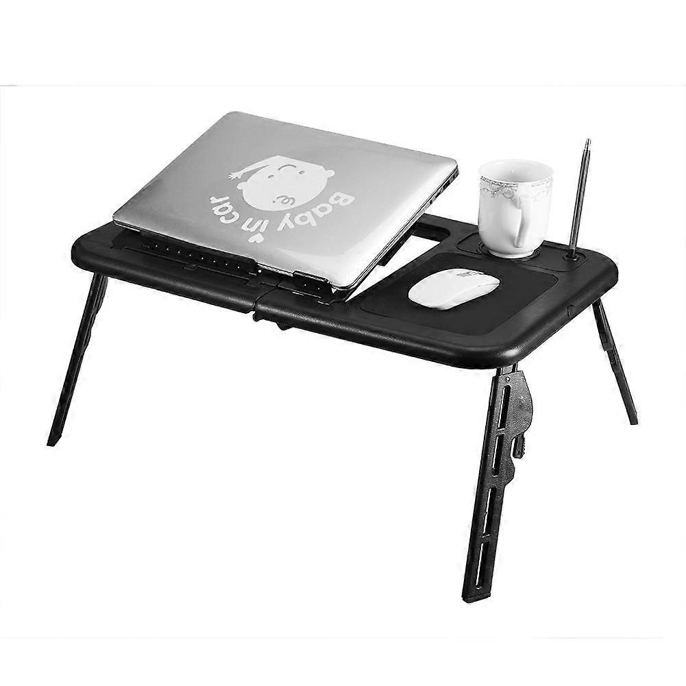 Supporto da scrivania pieghevole portatile regolabile per computer portatile, notebook (nero)