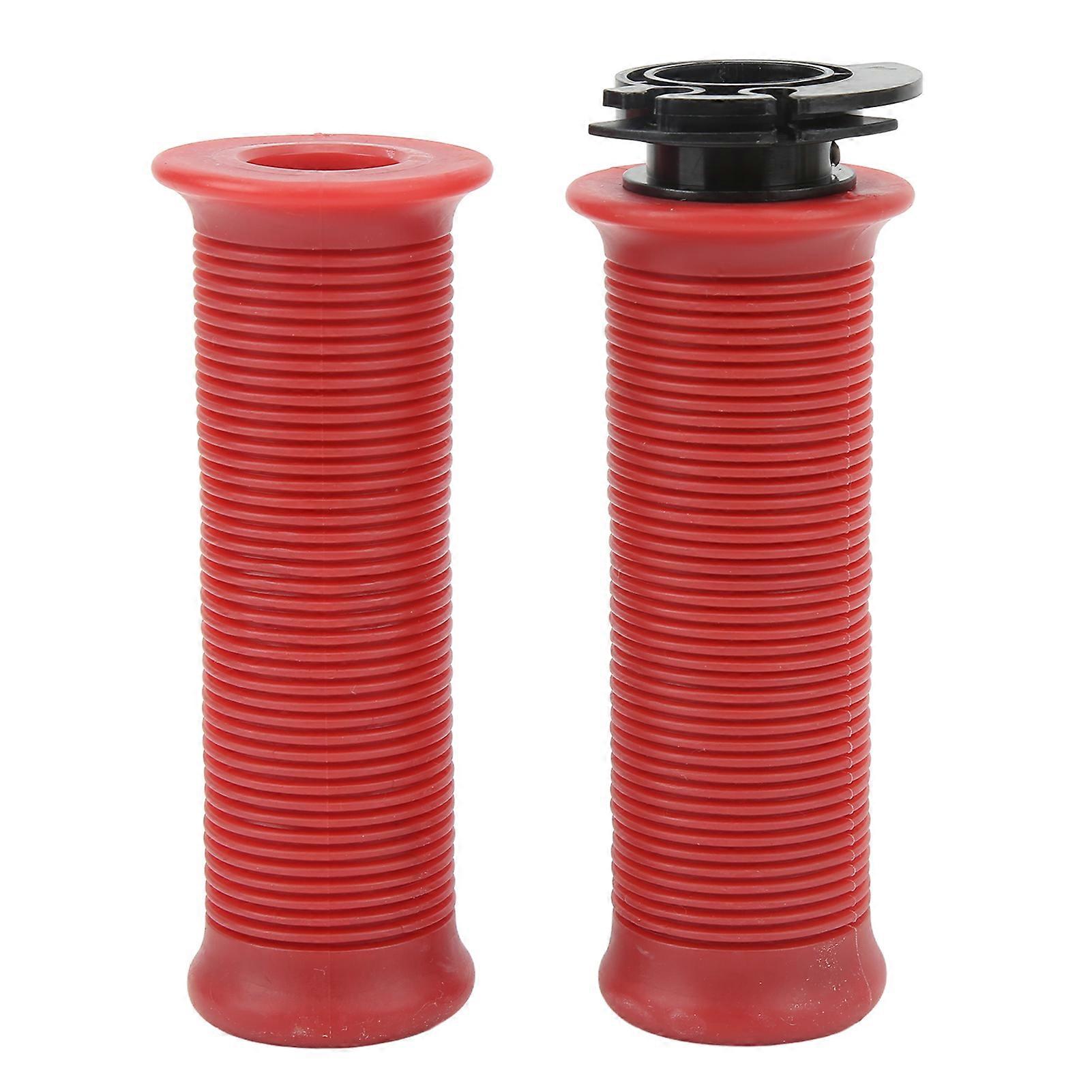 1 Pair 22mm Motorcycle Throttle Handle Comfortable Fit for Scooter GY6 50cc 80cc 125c 150cc Red E2U911