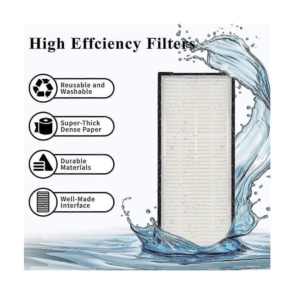 18pcs Main Brushes Mop Cloth Filters Dust Bags For S8/s8+/s8 Pro Ultra Robot Vacuum Cleaner