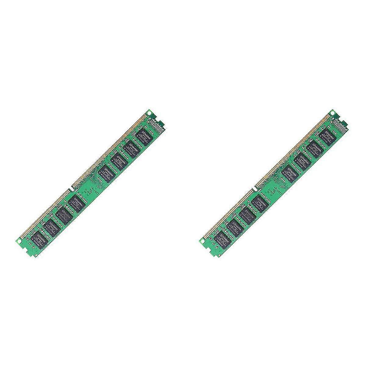 2X DDR3 2GB 1333MHz Desktop Memory RAM PC3-10600 1.5V 240 Pin DIMM Computer Memory Compatible with