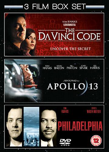 Apollo 13PhiladelphiwbraThe Da Vinci Code DVD (2009) Tom Hanks Howard (DIR) - Region 2