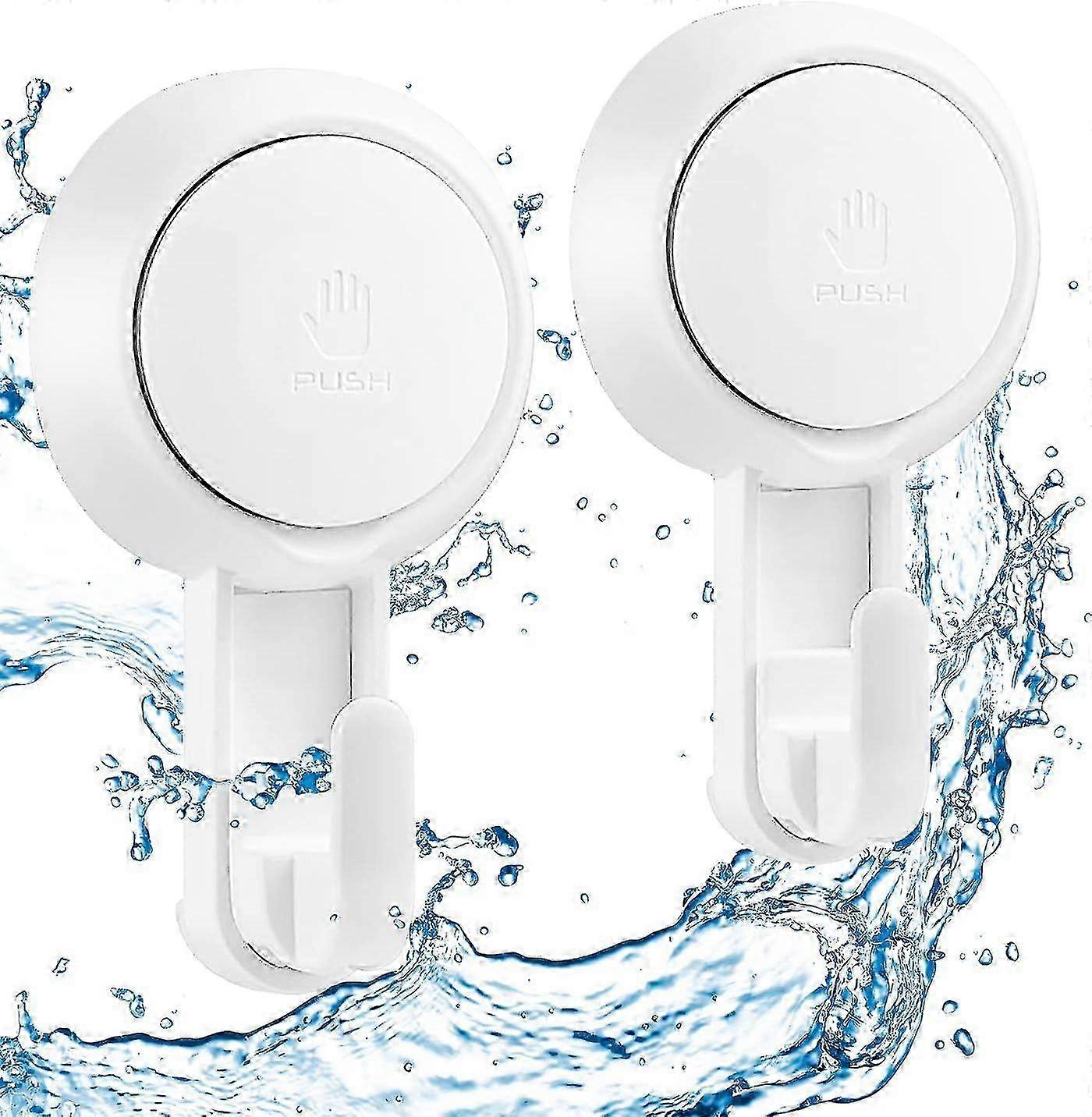 Powerful Suction Cup Hook 5KG, Plastic Vacuum Hook Bathrobe Towel Holder