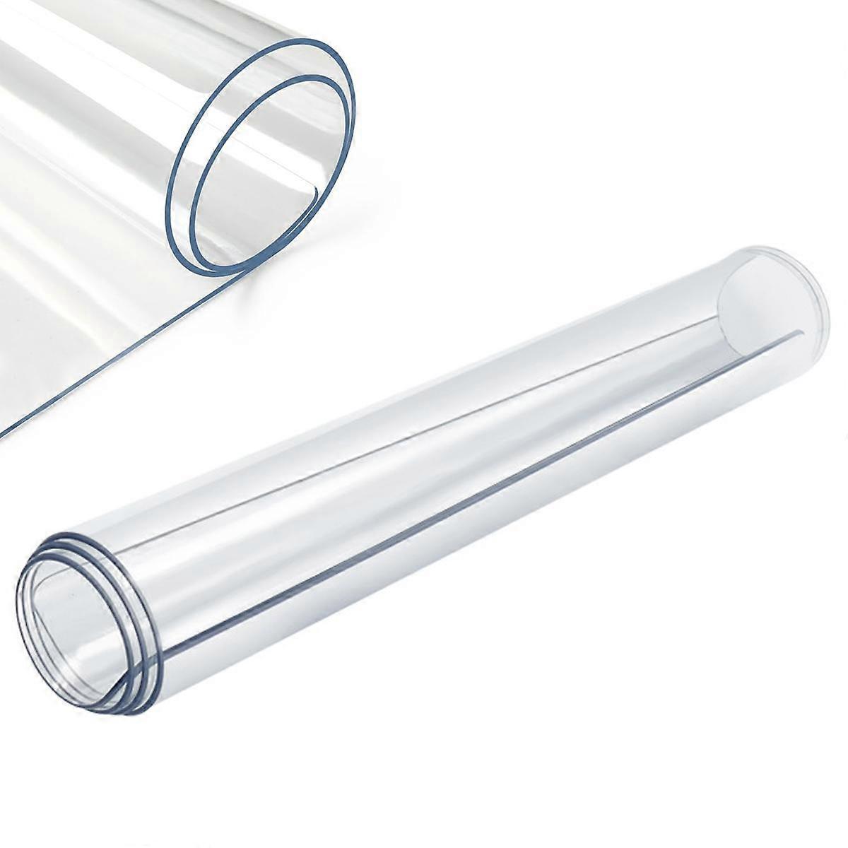 2.0mm Clear Desk Cover Protector, 4060cm Clear Table Protector, Rectangular Vinyl Desk Pad, PVC Plastic Table Cover