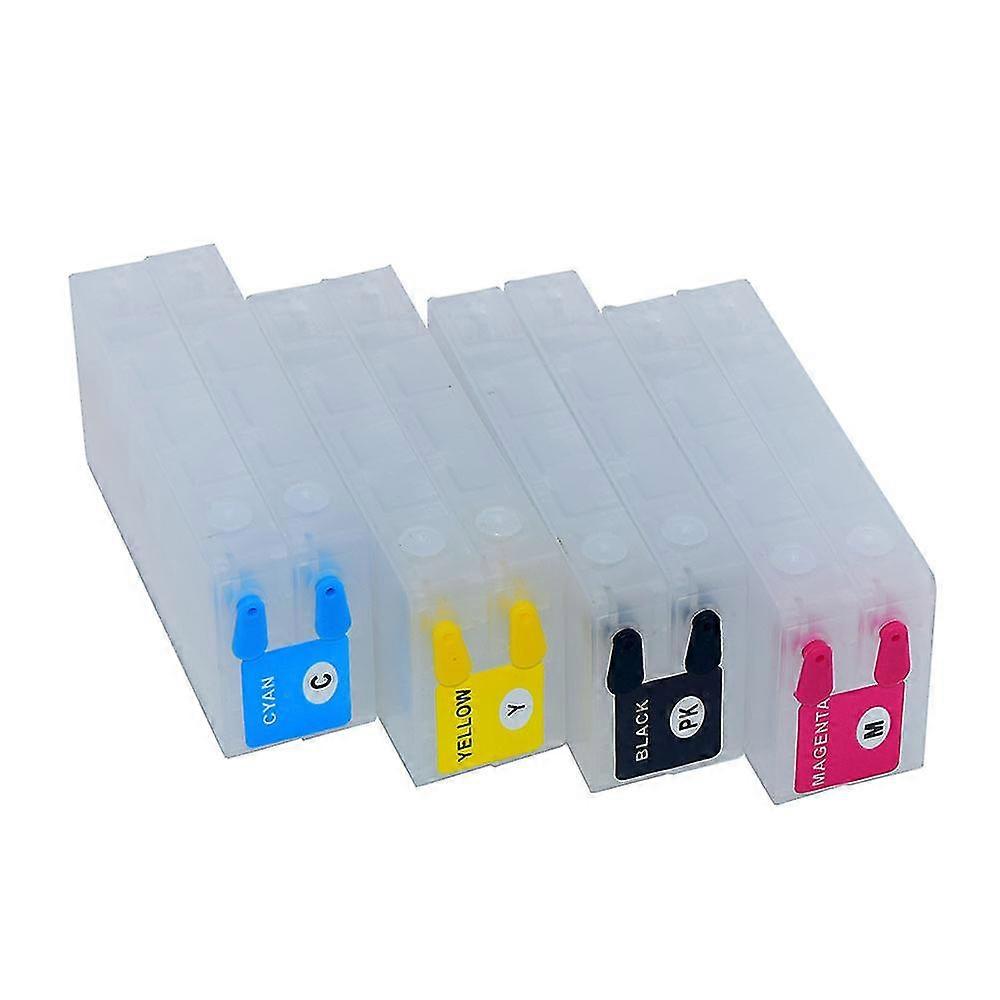 unique 4 color Refillable Ink Cartridge For Epson TM-C3500 TM-C3510 TM-C3520 for Epson GJiC22P Label Printer