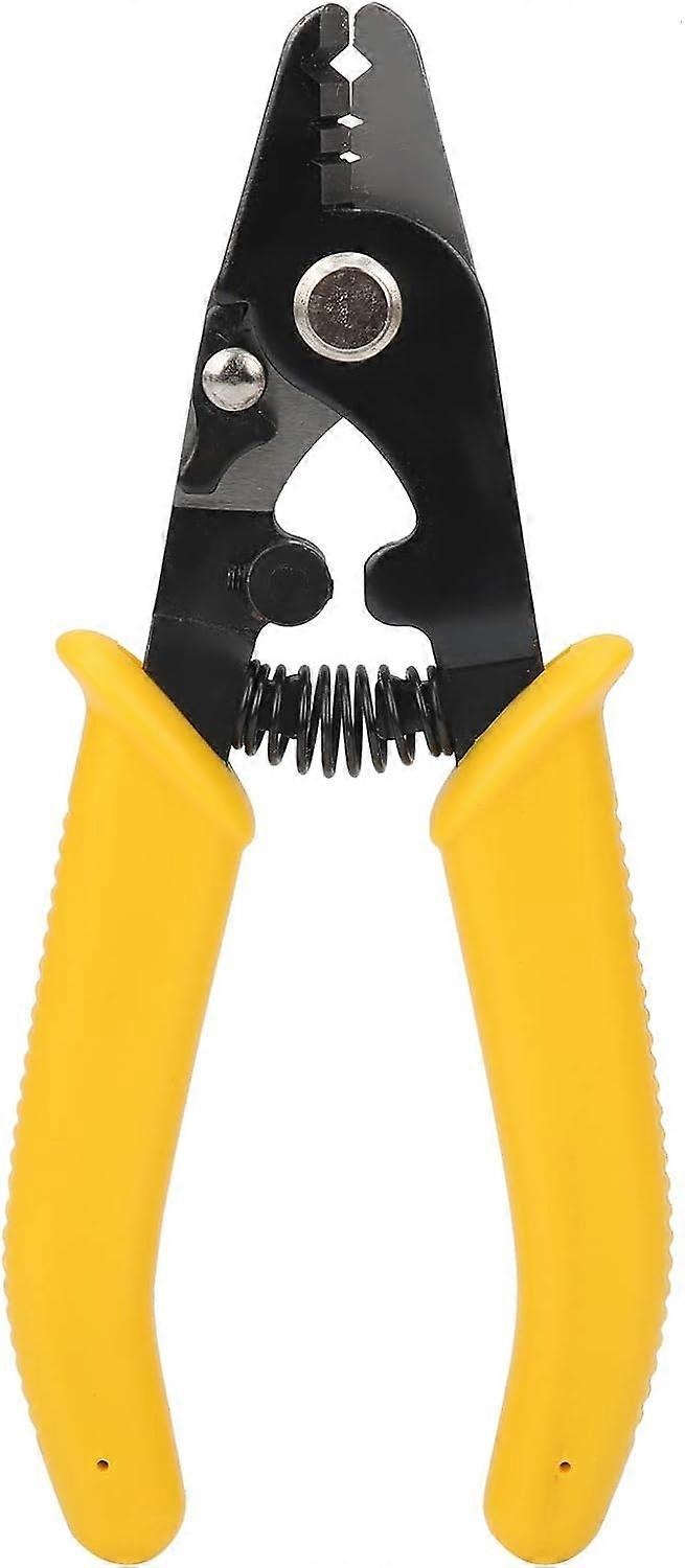 Wire Stripper, Cfs-3 Fiber Stripper Pliers Durable High Hardness 3 Hole Wire Stripper Tool