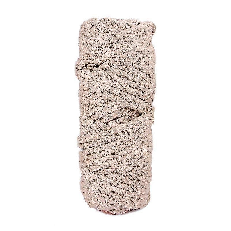 Natural Sisal Rope For Cat Scratcher 4/6mm Dia. Cat's Scratch Toy Scratching Post Replacement For Diy Cat Tree Cat Tower