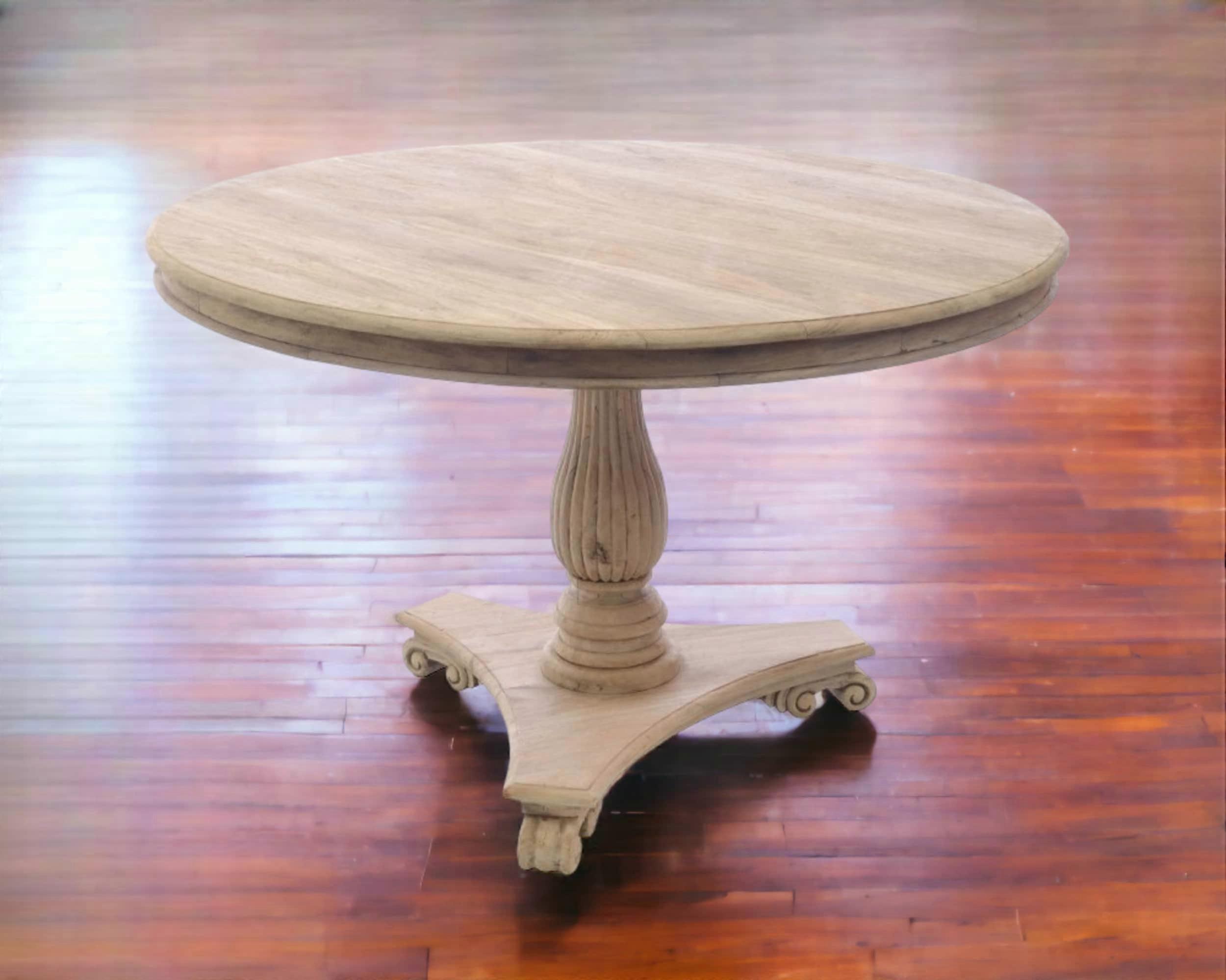 Vintage Inspired Round Dining Table