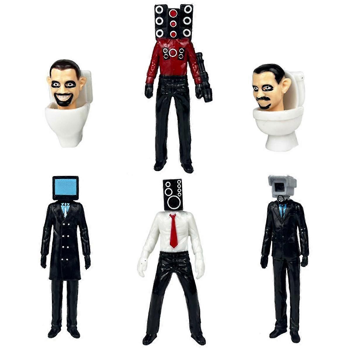 6pcs Set Skibidi Toaletă Acțiune Figura Set Joc Doll Figurină Jucării Copii Cadouri de ziua de nastere Crăciun P