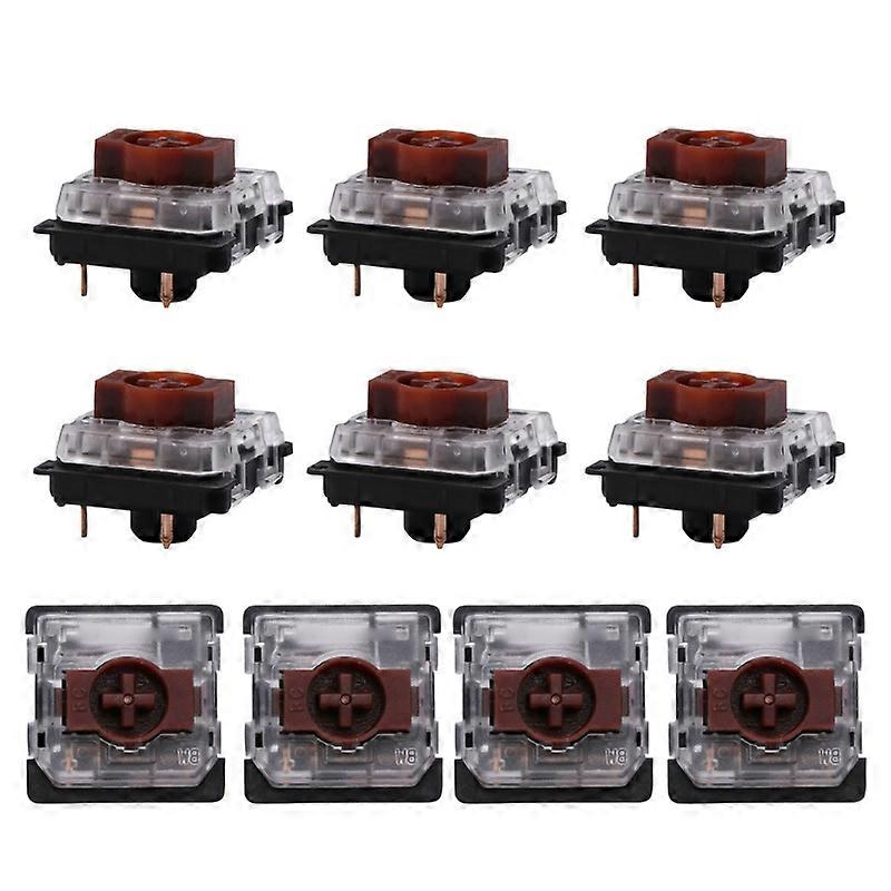 KS-27 Gateron Switch Red Blue Brown Switches Ultra-Slim Low Profile For Customized Mechanical Keyboard Hot Swap 10PCS