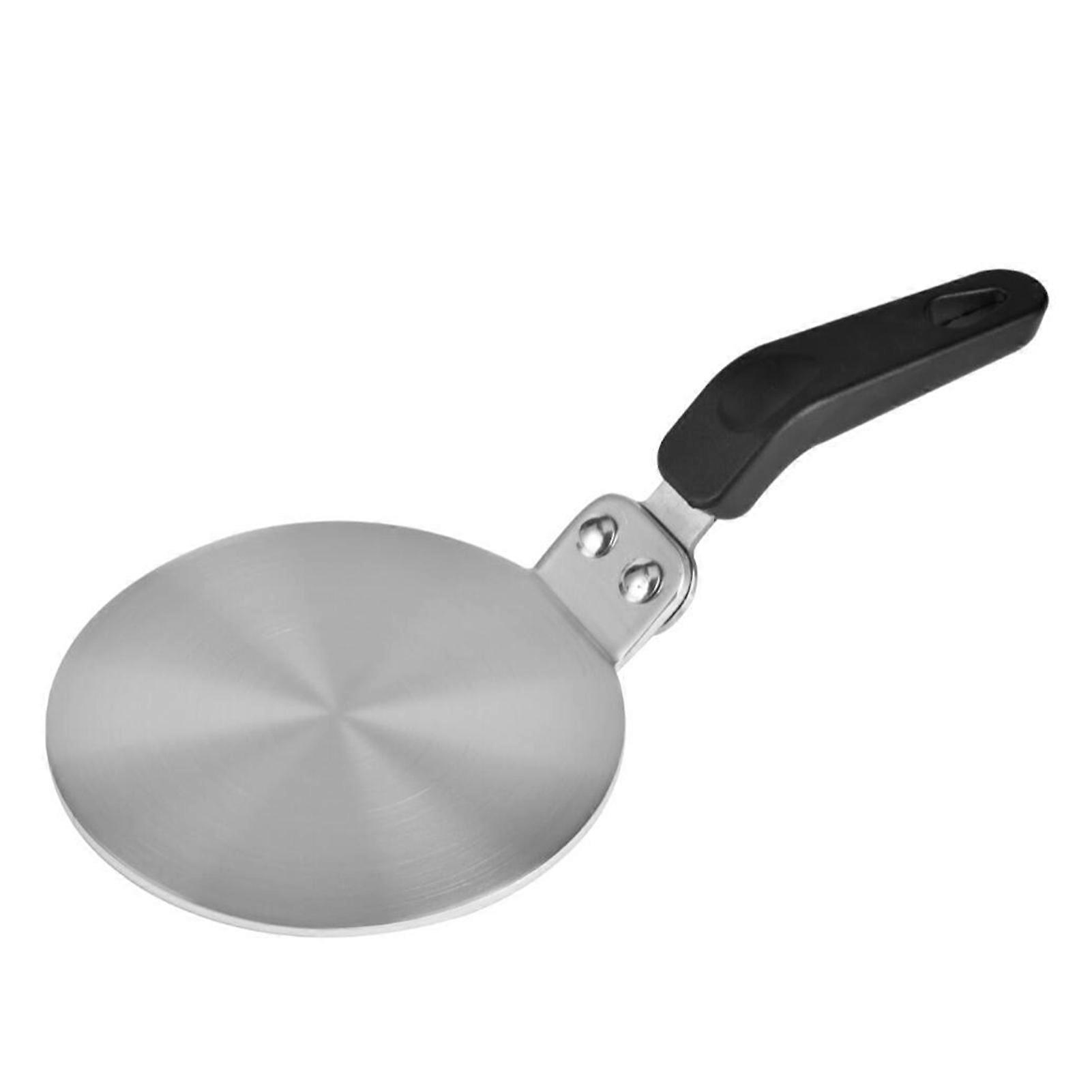 Gas Stove Heat Diffuser Plate 5.1/7.8 Inch Round Thermal Conductive Induction Adapter with Anti-Scalding Handle for Even Heat Distribution Cookware Pr