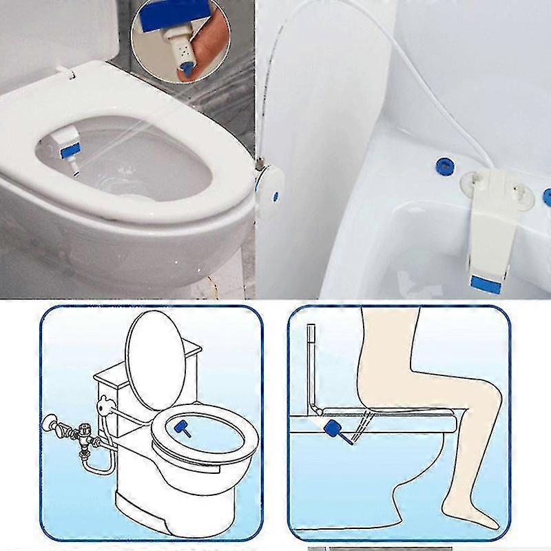 Badezimmer WC Sauberer Sitz Nicht-elektrisches Befestigungsset