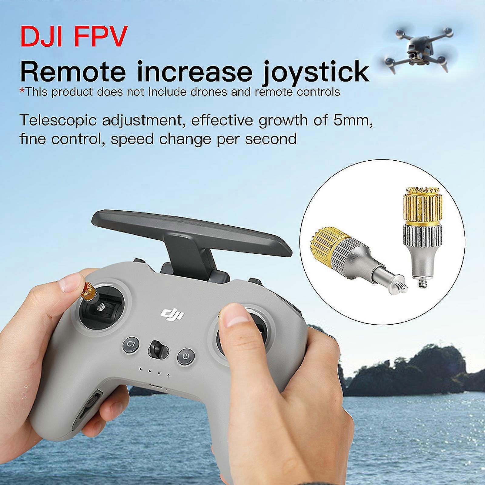 ドローンアルミニウム合金伸縮ジョイスティックDJI FPV用DJI FPVコンボドローンアクセサリー用調整可能ロッカー