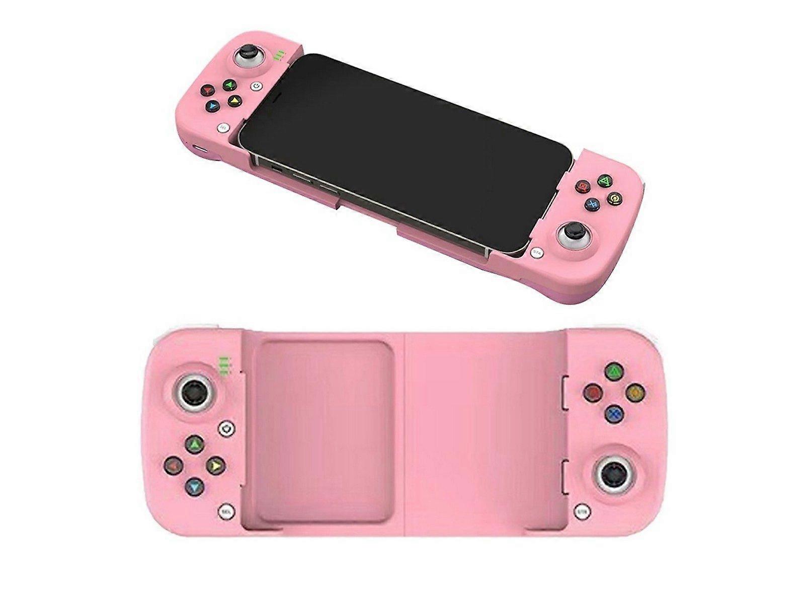 Bluetooth 5.0 Mobile Phone Gamepad Wireless Game Controller for PS/Switch-Pink