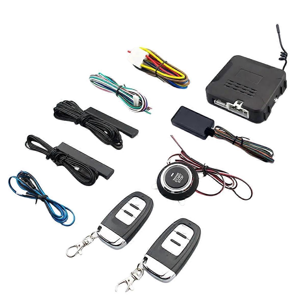 Car Mobilephone Remote Control Engine Start One Button Start Stop Autostart Keyless Entry System Ce