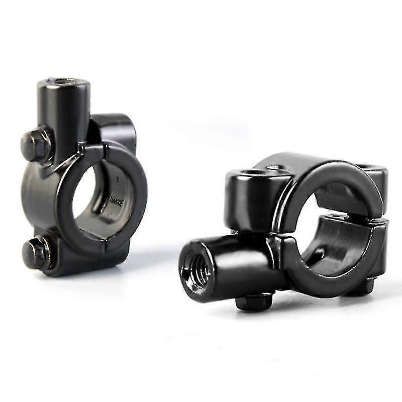 Motorcycle Handlebar Rearview Mirror Reflector Bracket 2 Pieces (8mm)