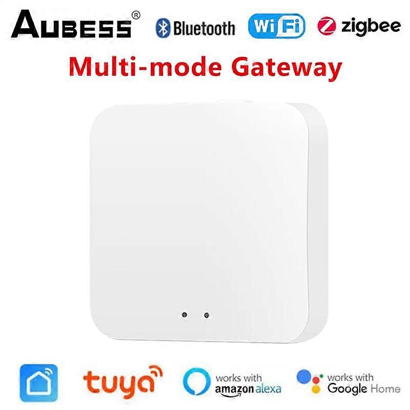 Tuya Smart Gateway Hub WiFi multimodo Bluetooth ZigBee Smart Home Bridge APP Inalámbrico