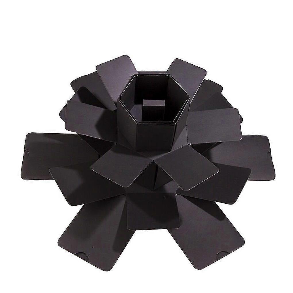 Box Hexagonal Shaped Multi-layer Diy Photo Album Holiday