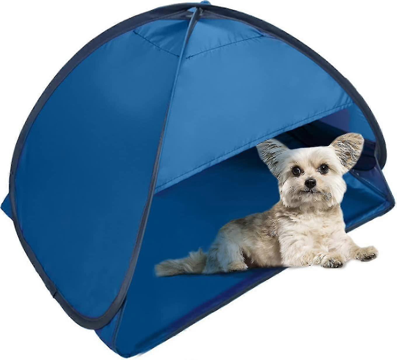 Pop-up Beach Shelter - 1 φορητή σκηνή παραλίας για κάμπινγκ, πικνίκ, μικρά σκυλιά, γάτες και άλλα μικρά κατοικίδια, μπλε 1