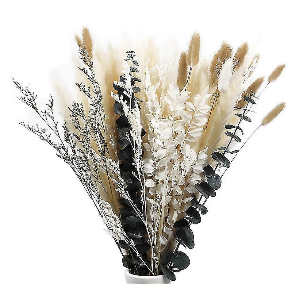 45pcs Dried Pampas Grass Boho R Fluffy Dried R Boho Bath R