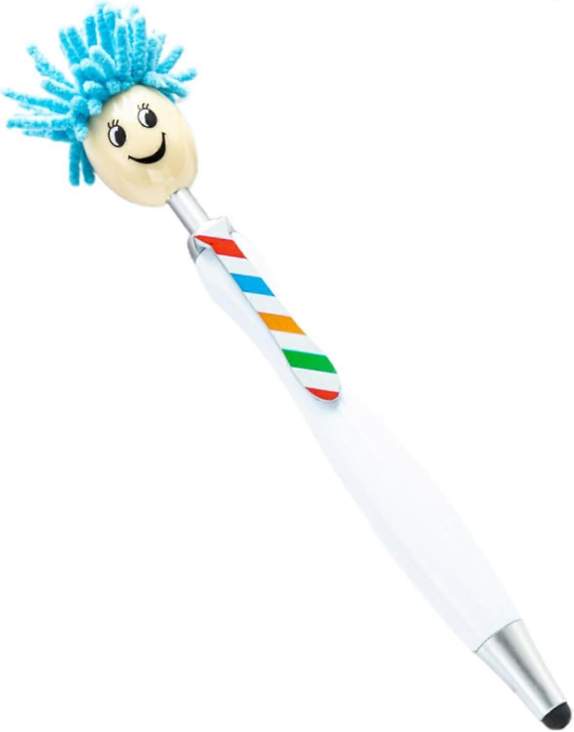 2PCS,2-in-1 Ballpoint Pen with Stylus Tip, Retractable Ballpoint Pen 2-in-1 Touching Screen Pen,White